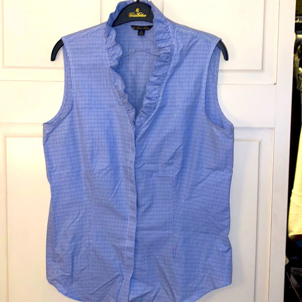 Brooks Brothers Sleeveless Button Down